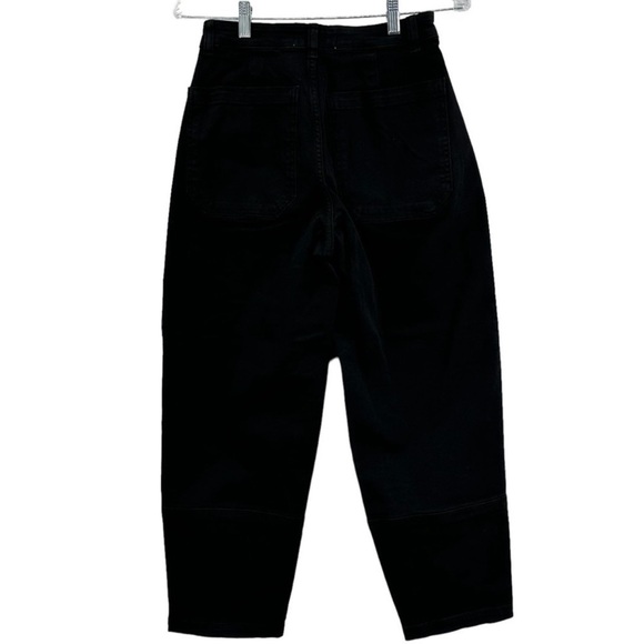 NEW EVERLANE The Utility Barrel Pant High-Rise Crop in Black Size 000T Tall - Picture 6 of 11